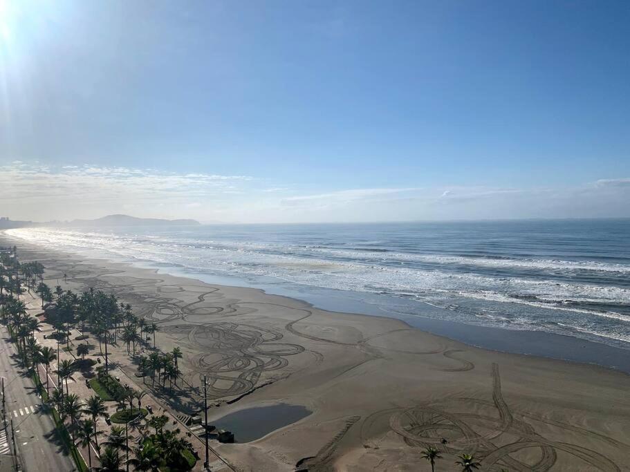 Apto 11O Vista Total Para O Mar Praia Grande (Santos) Exterior foto